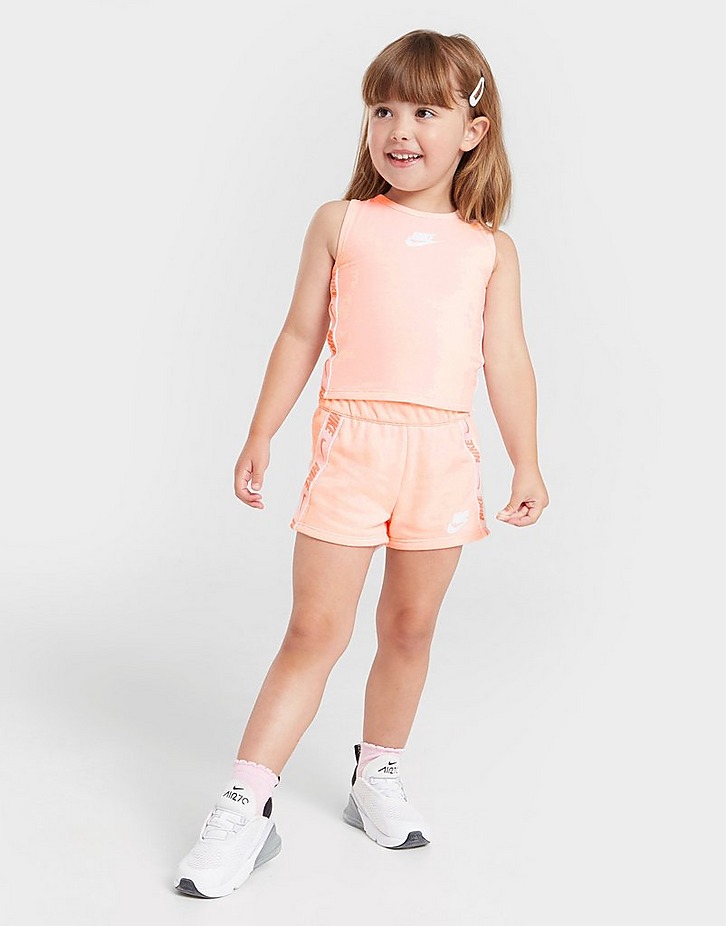 Nike Girls' Tape Vest & Shorts Set Infant